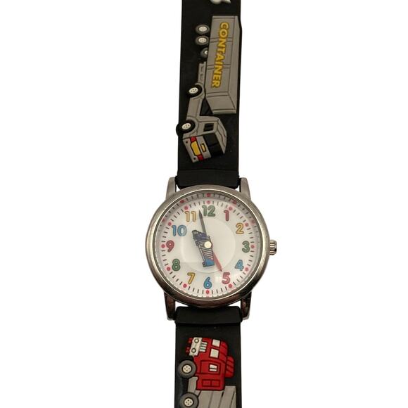 3D Semi-Truck Children's Watch-Analog, Silicone Adjustable Band-New Battery - Picture 1 of 8